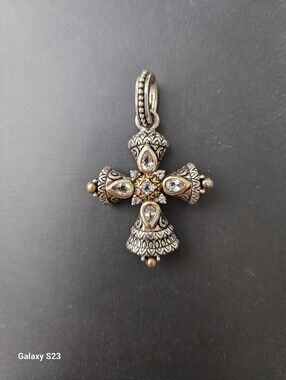 Barbara Bixby 18k And Silver Cross